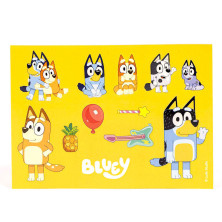 Set papeleria coloreable Bluey